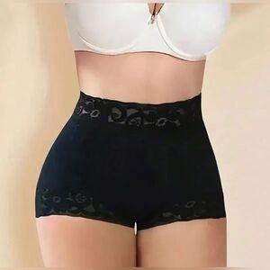 Curvy Panty Shorts Tummy Control Butt Lift,shapewear Panties Black Plus Size